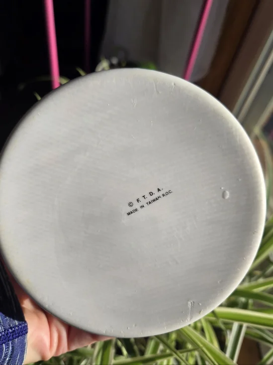 ​🎀 Vintage 1987 FTD Pastel Blue Bow Porcelain Canister 🎀 Coquette Preppy - Picture 5 of 11